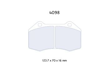 Carbone Lorraine Pads, Clio 3RS, Megane 2 RS Front